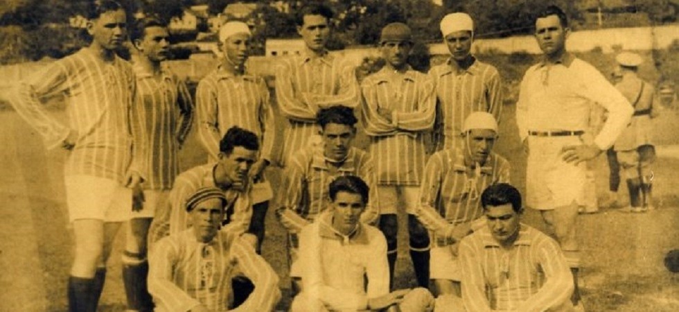 Foto Archivio "O Trentino" Una società di calcio con solide radici trentine festeggia il secolo di vita, la squadra di Nova Trento