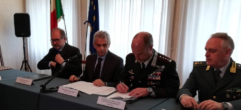 Proteggiamo i nostri figli e diffondiamo la cultura della legalità'', un protocollo tra forze di polizia e locali pubblici