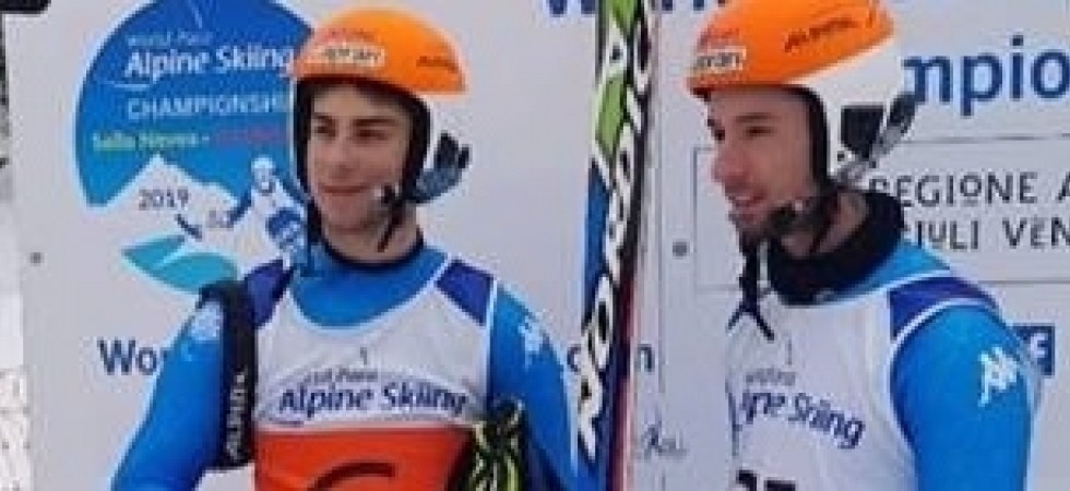 Foto tratta da Facebook Bertagnolli e Casal si superano: conquistano l'oro mondiale nella discesa libera