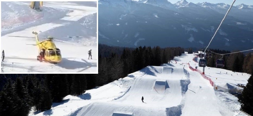 Ennesimo incidente sulle piste da sci: 16enne elitrasportato al Santa Chiara dopo essere caduto