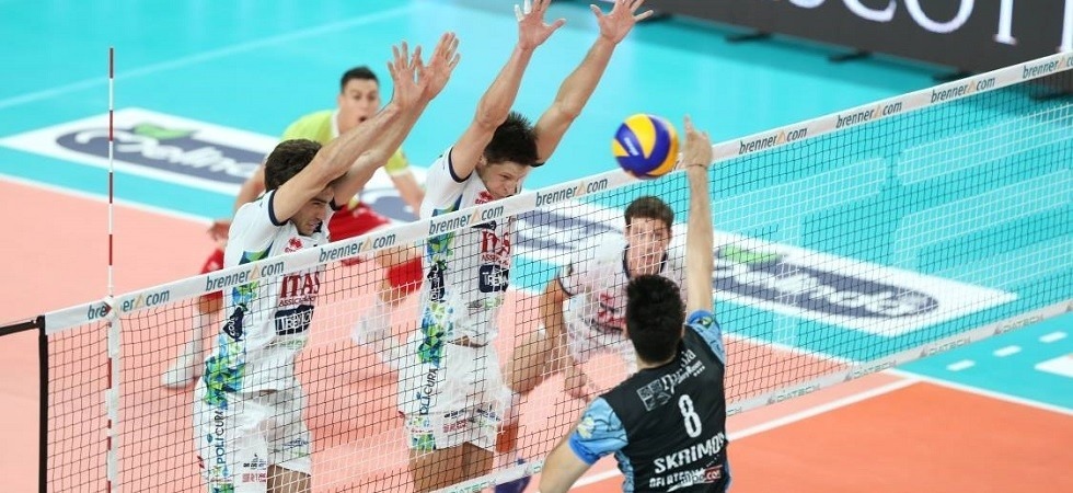 Foto di Marco Trabalza L'Itas Trentino non lascia scampo a Vibo Valentia, tutto facile alla Blm Group Arena