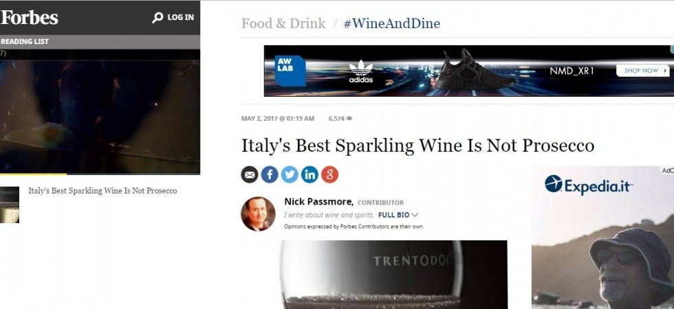 Il TrentoDoc ambasciatore del territorio in Italia e nel mondo'', il Gambero Rosso esalta così il Trentino