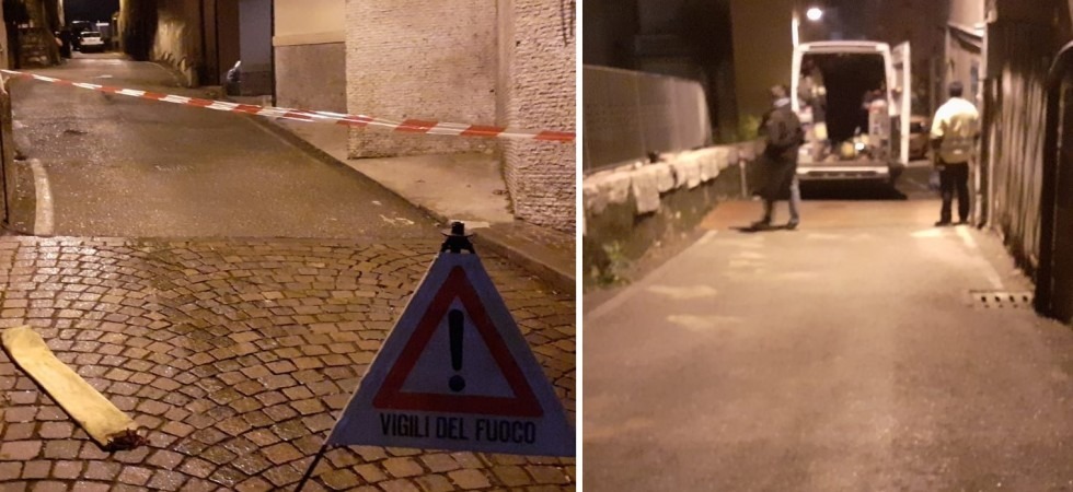 Fuga di gas in via della Pontara a Trento
