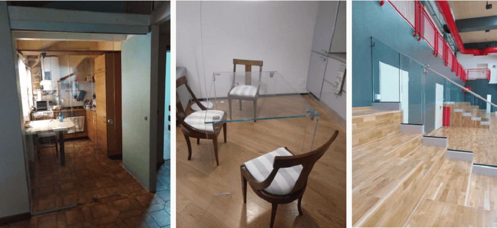 Porte in vetro per arredare casa: una scelta elegante e di tendenza