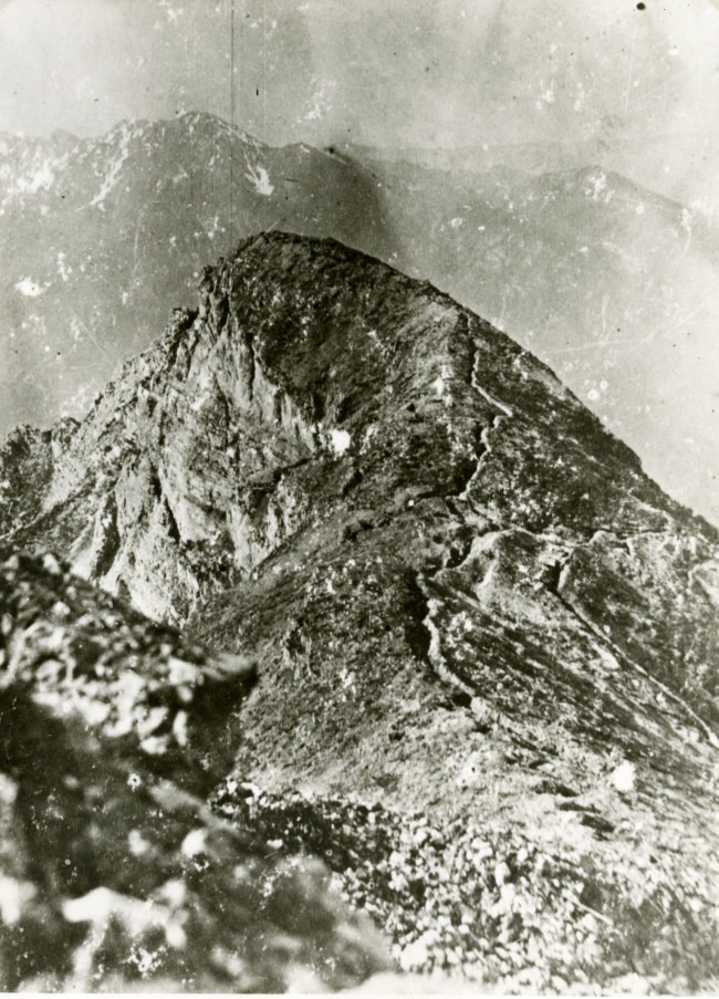 Il Monte Corno visto dal Monte Spil (Credits to Museo della Guerra)