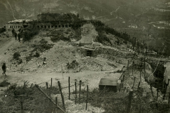 Il fortino trincerato di Serravalle (Credits to Museo della Guerra)