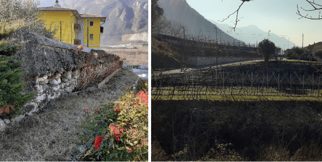 La trincea di Marani passa fra i campi e le case