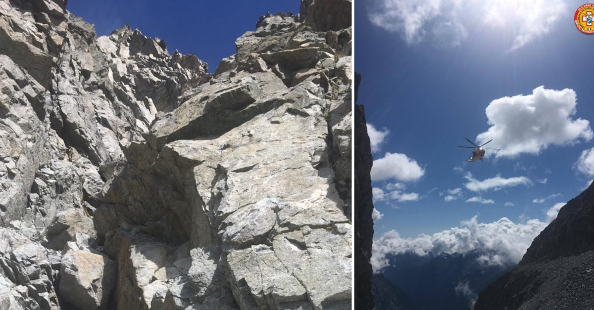 Tragedia in montagna, un alpinista muore sotto gli occhi di un ...
