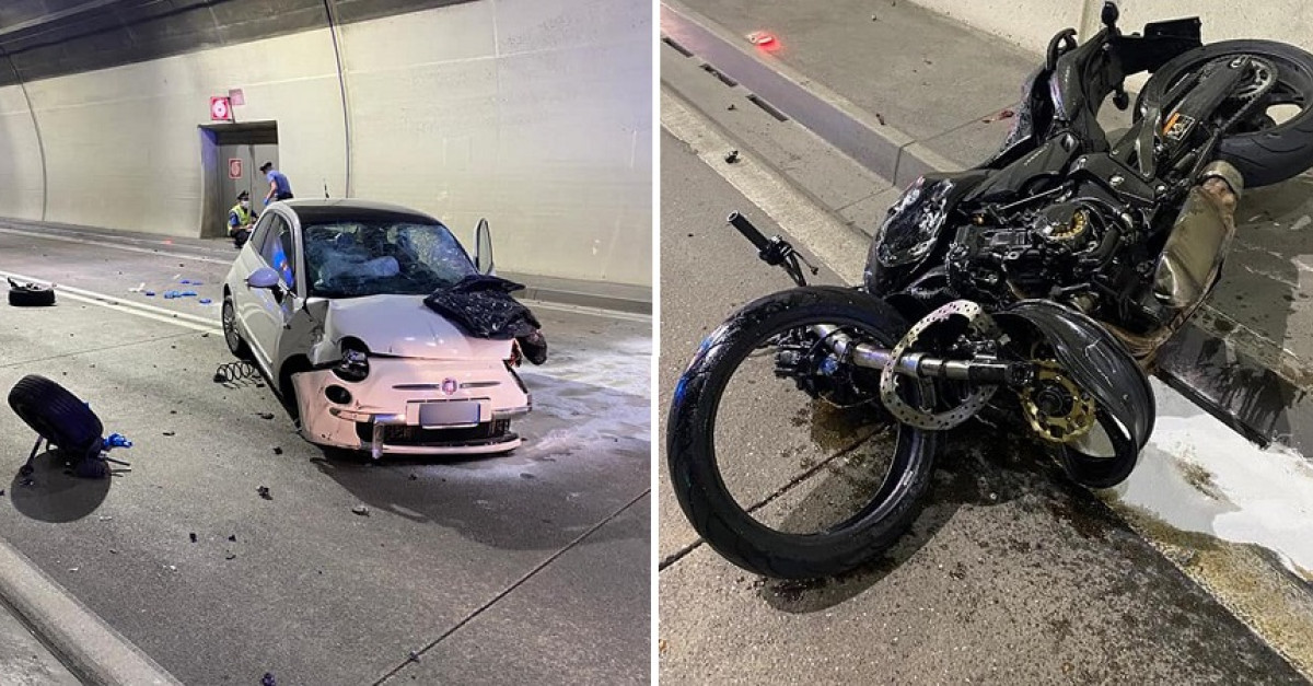 Tragedia della strada, motociclista perde la vita in un violento ...