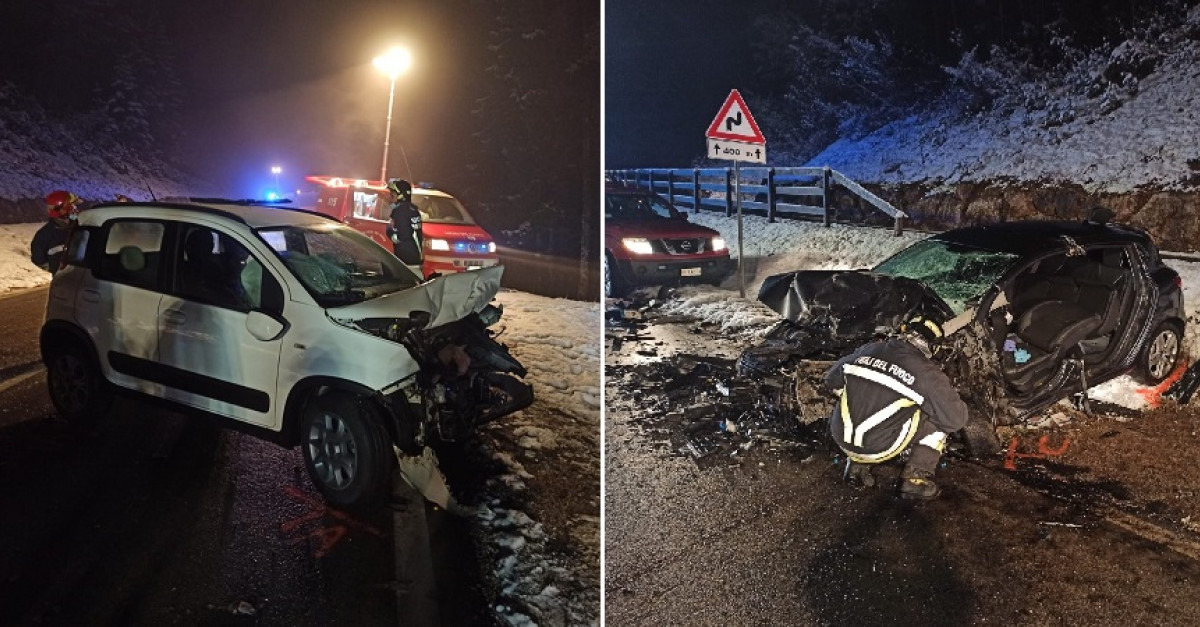 Terribile frontale fra due auto: tra i feriti anche due ragazze di 19 e ...