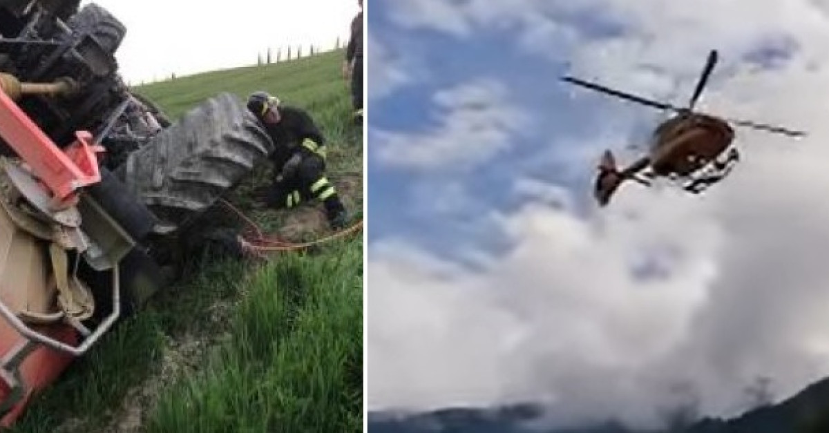 Tragedia in campagna, si ribalta un trattore: contadino muore ...