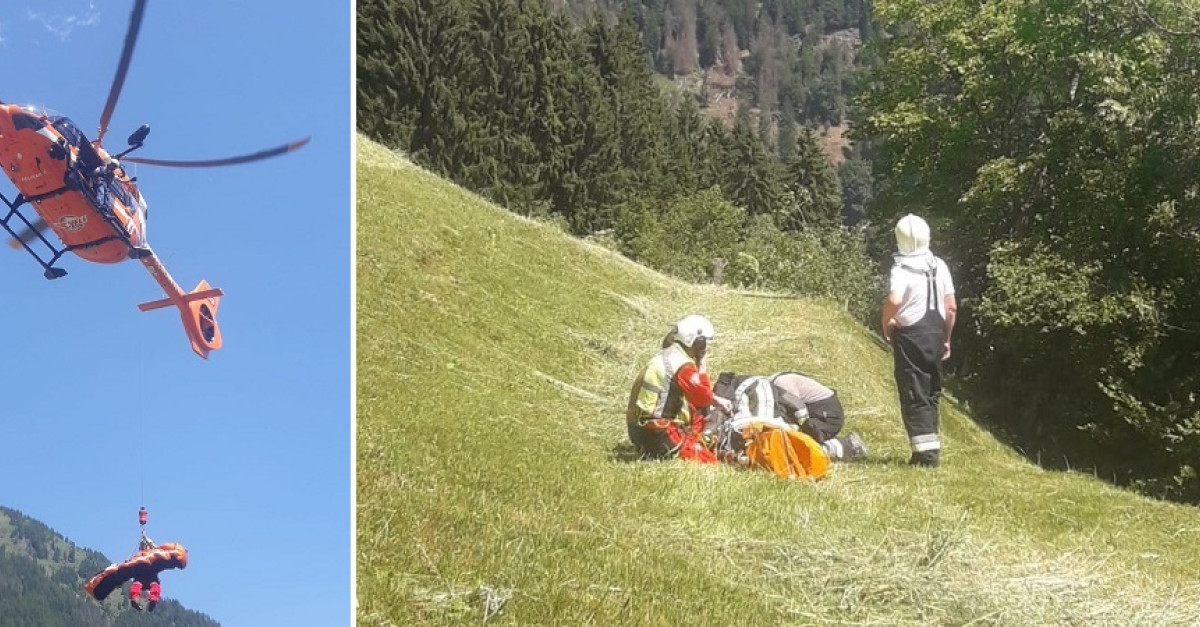 Cade da un muretto e scivola per metri lungo un pendio (FOTO ...