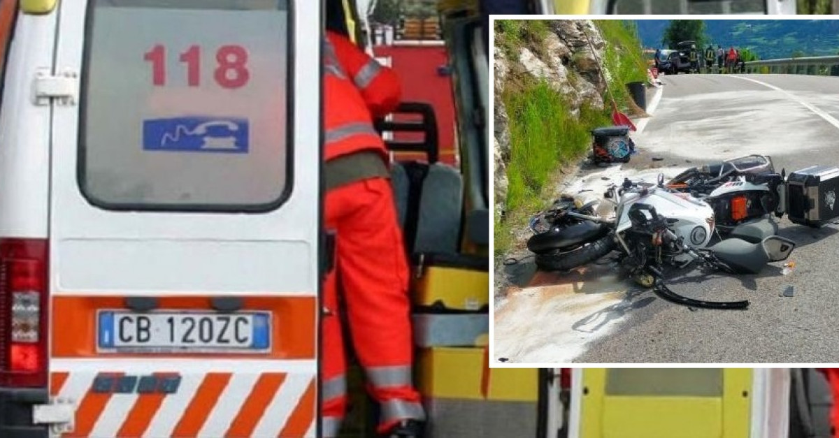 Tragico schianto in moto sulla statale: morto il conducente. Sul posto