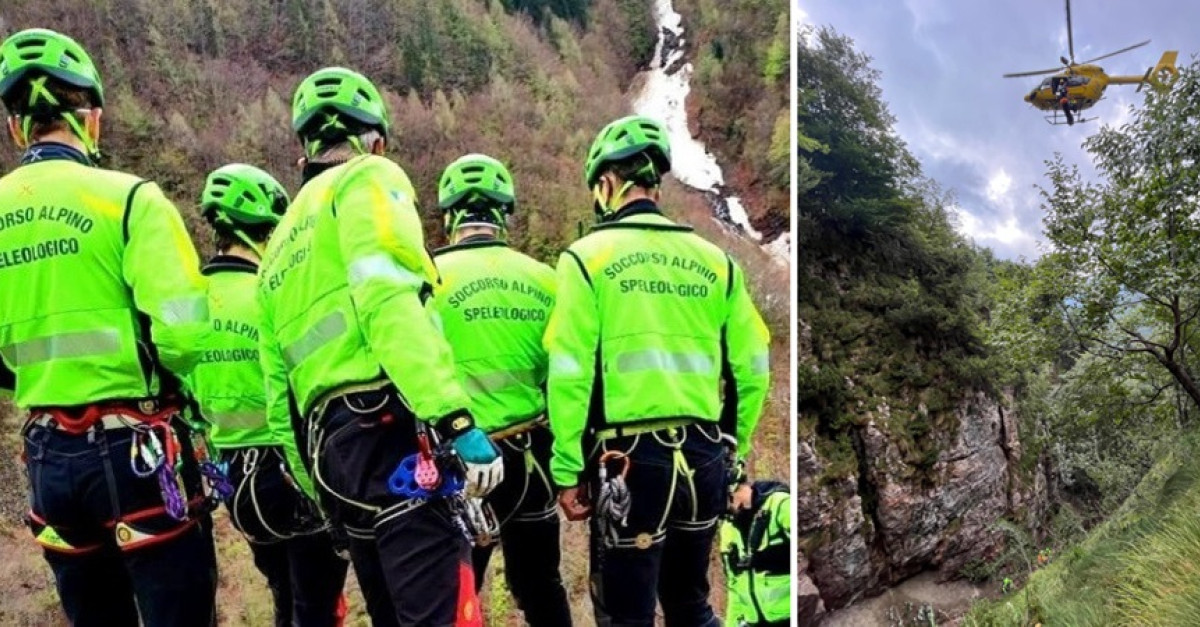 Scivola in un canale, precipitando per trenta metri: un escursionista ...