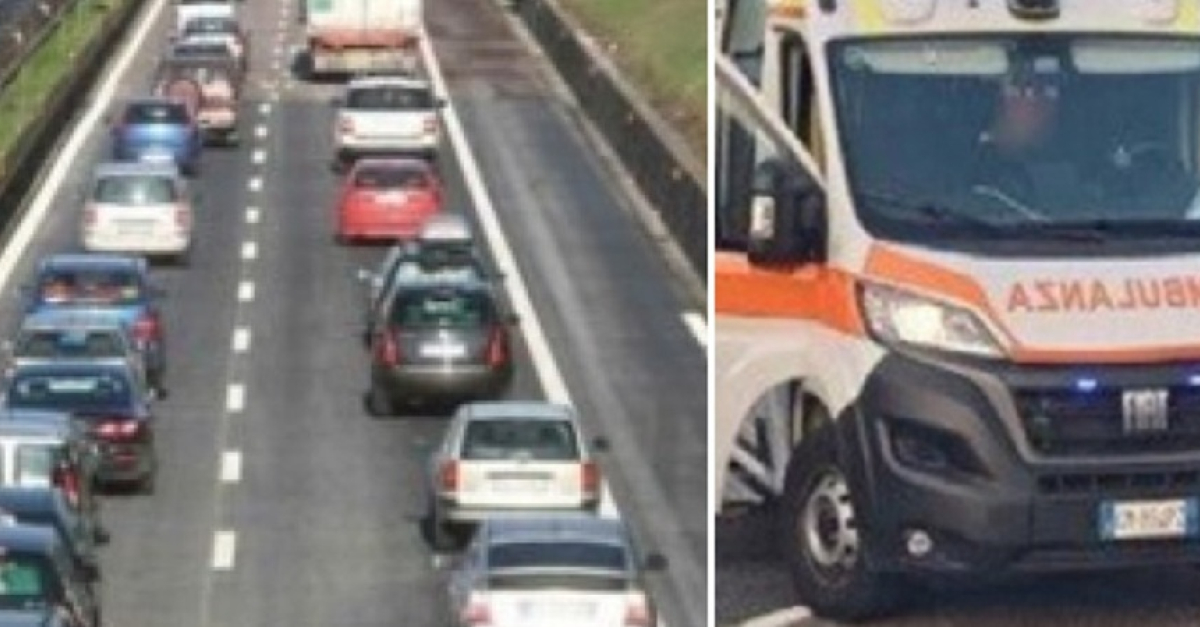 Incidente in Autostrada: un furgone tampona due auto in corsia di ...