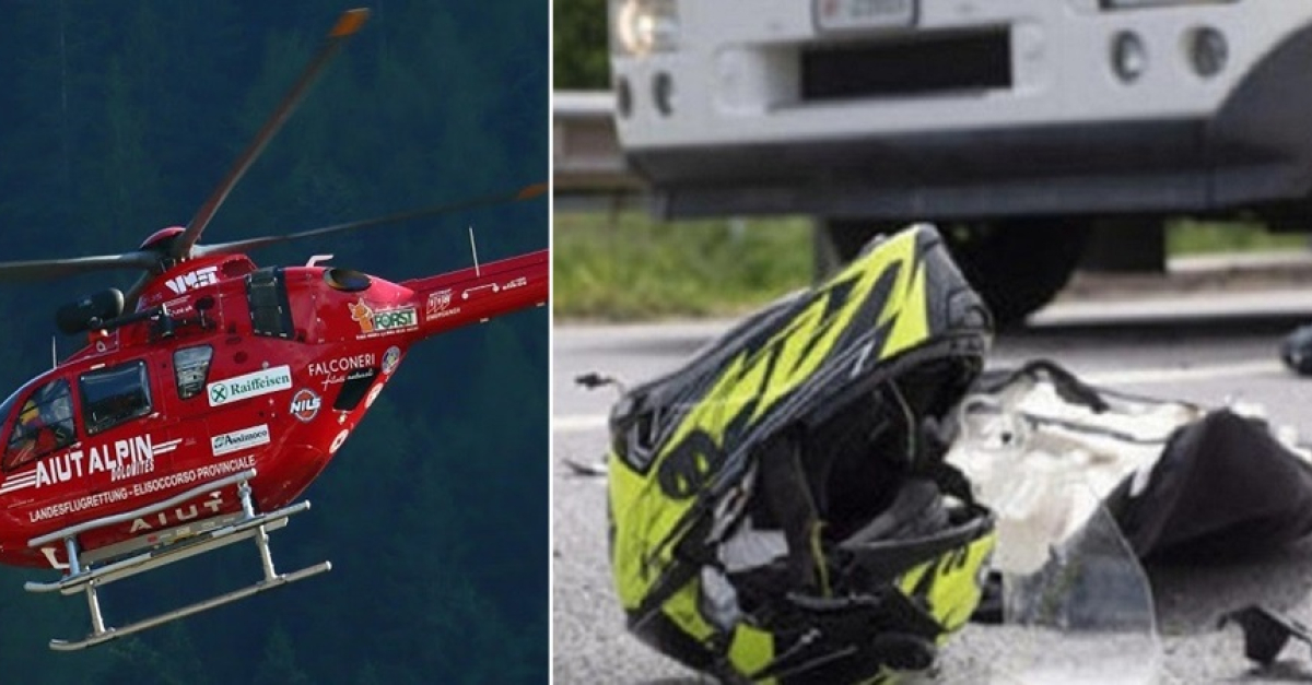 Violento schianto moto - auto, un ragazzo di 33 anni scaraventato a ...