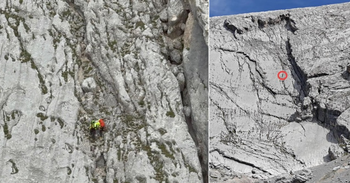 Tragedia in montagna, precipita per 100 metri e finisce in una fessura ...