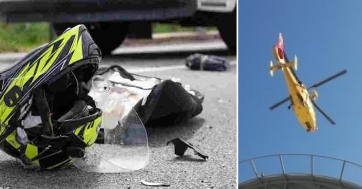Tremendo schianto frontale moto - auto, un ragazzo di 33 anni in gravi ...