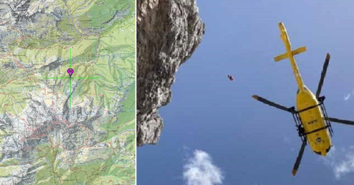 Scivola e ruzzola per 50 metri mentre posiziona dei sensori lungo un ...
