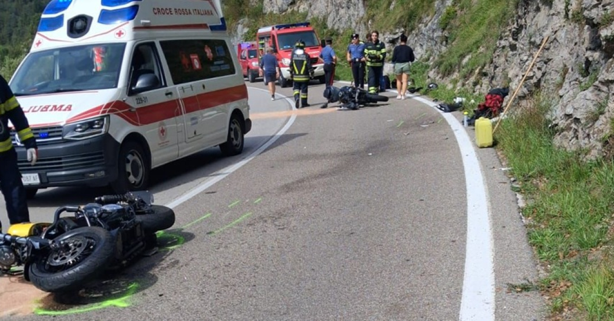 Tremendo incidente, due moto coinvolte: 45enne in gravi condizioni ...