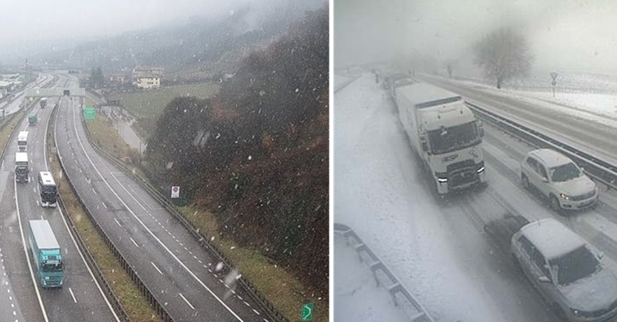 Schianto tra camion in A22, una persona incastrata e perdita di carico ...