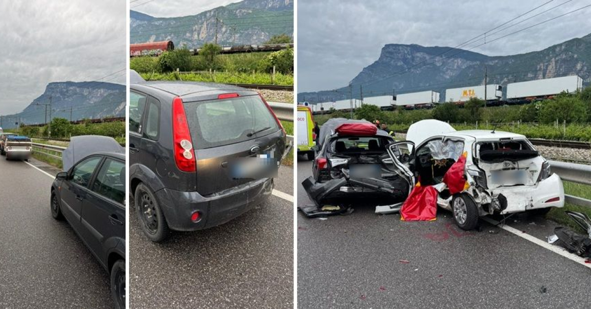 Violento tamponamento a catena sulla statale (FOTO all'INTERNO ...