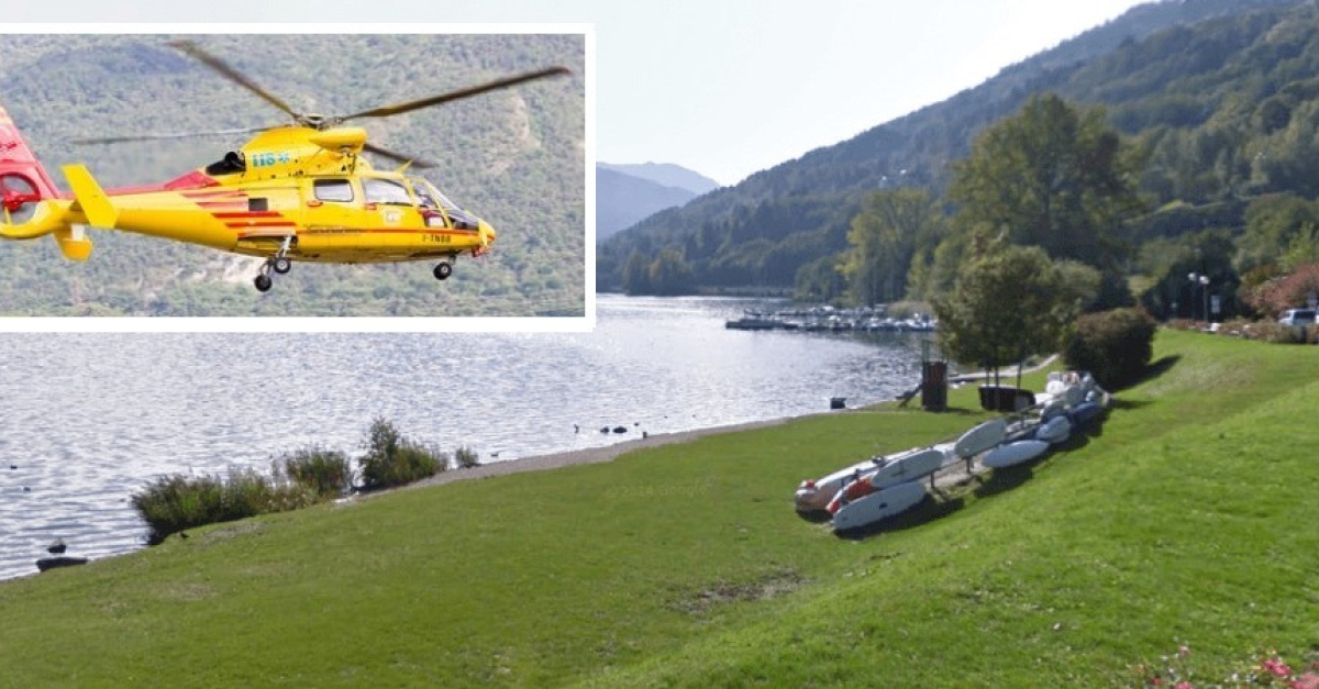 Uomo galleggia sull'acqua con galleggiante, soccorritori lo recuperano, l'uomo muore dopo manovre di rianimazione