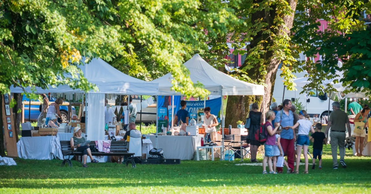 Evento Baldo Bio Benessere a Brentonico con mostra-mercato e attività outdoor in un parco naturale