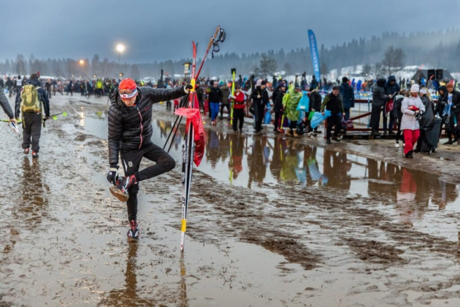 L'edizione 2025 della Vasaloppet è stata segnata dalla crisi climatica